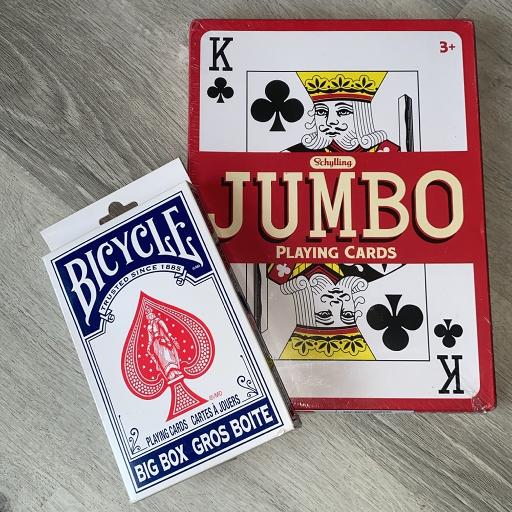 Jumbo Playing Cards & Big Box Playing Cards